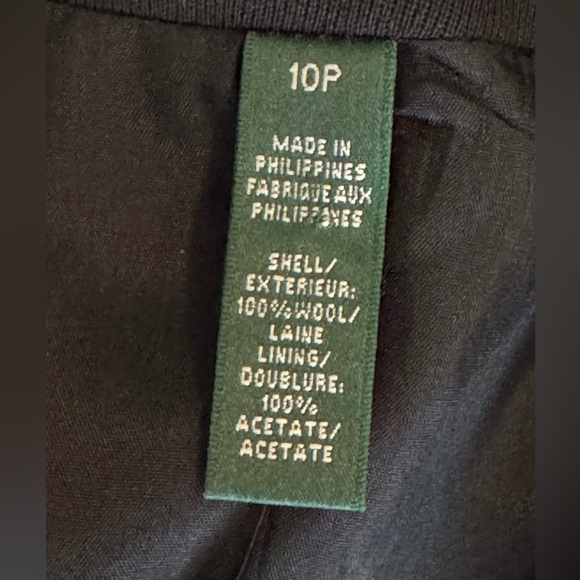 Vintage Ralph Laure Wool Blazer Size 10P - Picture 6 of 6